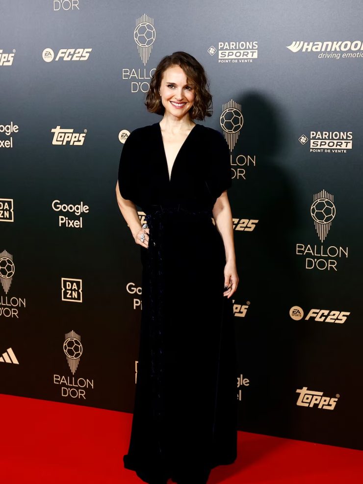 Read more about the article Natalie at the Ballon d’Or award ceremony